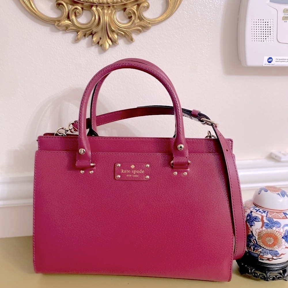 Kate Spade Burgundy satchel purse